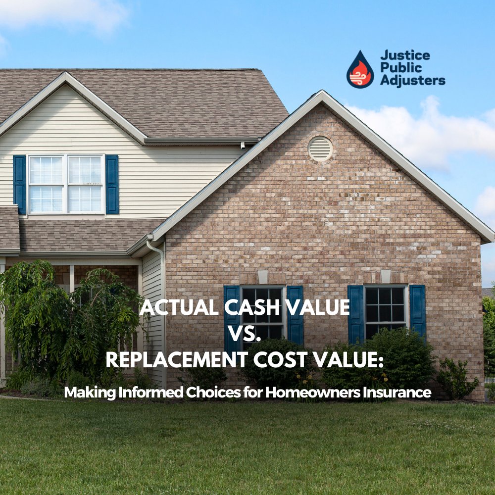 Actual Cash Value vs. Replacement Cost Value: Making Informed Choices for Homeowners Insurance